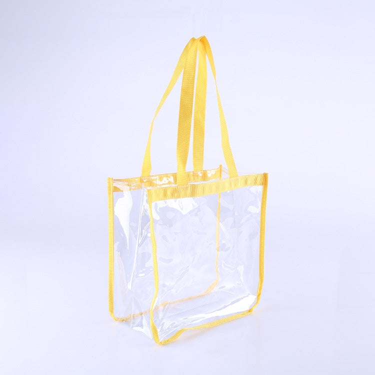 【Professional Customization】Transparent Pvc Tote Bag One-shoulder PVC Tote Shopping Bag Daily Beauty Jewelry Bags CustomPrintable Logo Manufacturers Customized Various Sizes and Styles(minimum 50pcs)