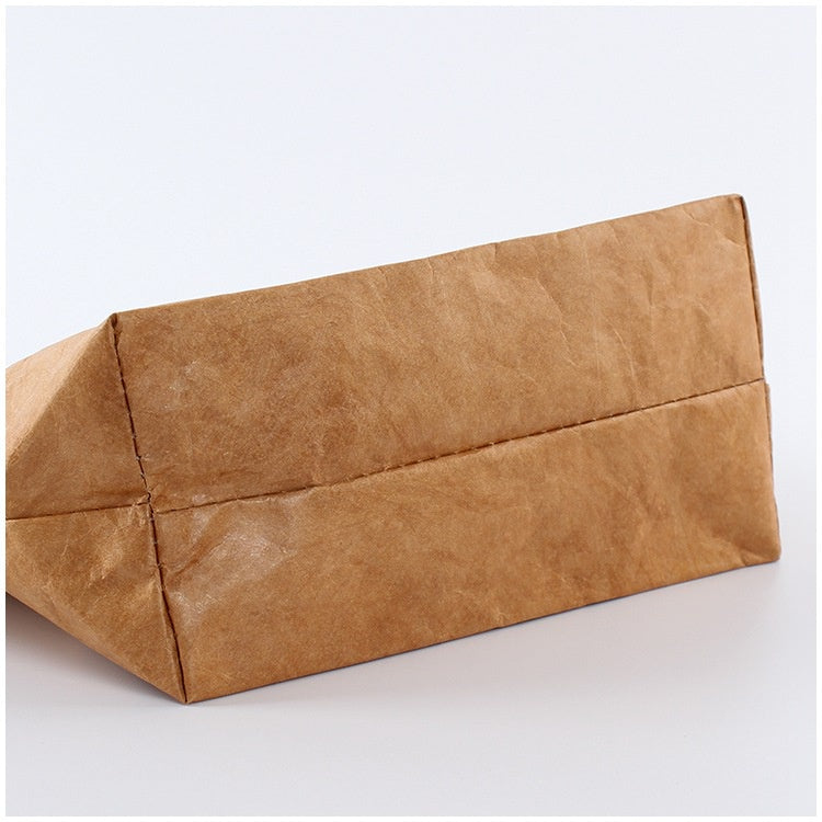 【Professional Customization】Japanese And Korean Washed Kraft Paper Data Line Cosmetic Storage Bag Simple Zipper Mobile Phone Zero WalletPrintable Logo Manufacturers Customized Various Sizes and Styles(minimum 50pcs)