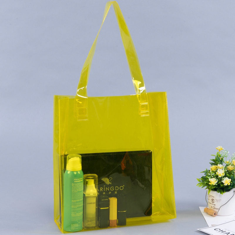 【Professional Customization】Color PVC Bags Plastic Gift Bags Portable Clothing Packaging Bags Printable Logo Manufacturers Customized Various Sizes and Styles(minimum 50pcs)