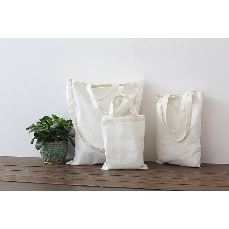 【Professional Customization】Canvas Bag Blank Bag Black Hand-held Cotton Bag Green Shopping Bag Promotional Bag Printable Logo Manufacturers Customized Various Sizes and Styles(minimum 50pcs)