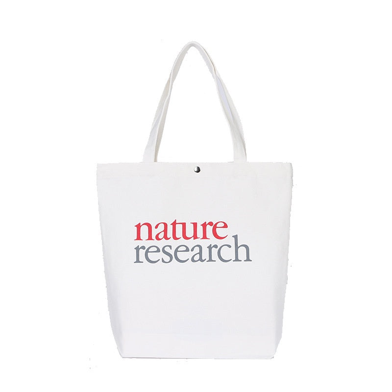 【Professional Customization】Creative Print Canvas Tote Shopping Bag Custom Silk Print Bag Casual HandbagPrintable Logo Manufacturers Customized Various Sizes and Styles(minimum 50pcs)