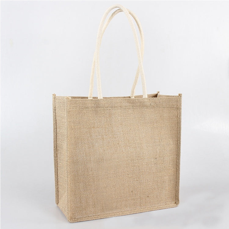 【Professional Customization】Linen Bag Jute Handbag Gift Bag Advertisement Linen Shopping Bag Hand Bag Gift Bag Printable Logo Manufacturers Customized Various Sizes and Styles(minimum 50pcs)