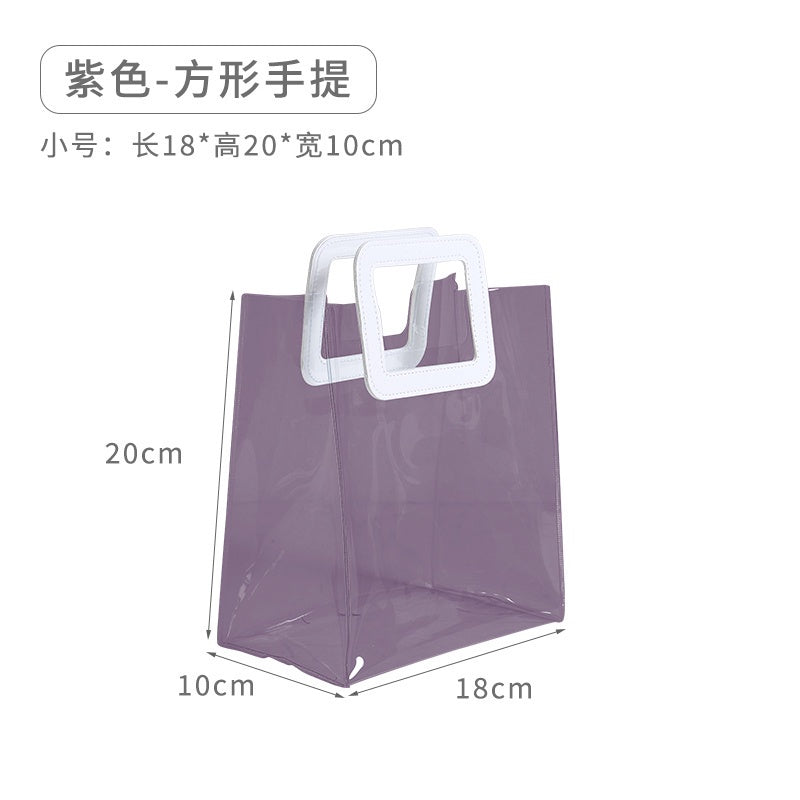 【Professional Customization】Gift Bags High-end Small Holiday Portable Large Ins Wind Plastic Pvc Laser Exquisite Packaging Gifts Fashion Printable Logo Manufacturers Customized Various Sizes and Styles(minimum 50pcs)