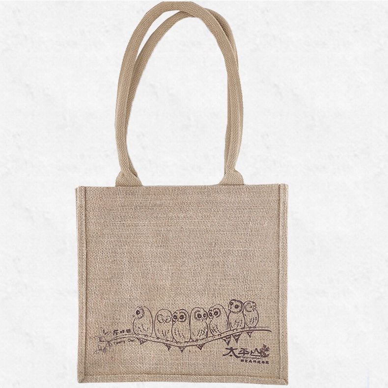 【Professional Customization】Jute Bag Custom Manufacturer New Year Gift Jute Bag Plastic Bag Shopping Portable Jute Bag Wholesale(minimum 50pcs)