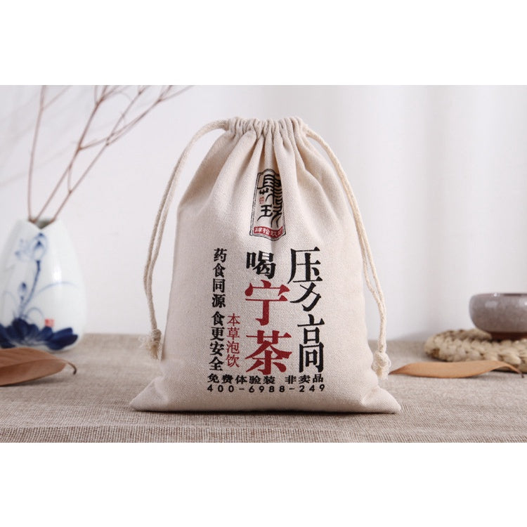 【Professional Customization】Custom Cotton Bag Drawstring Bag Gift Jewelry Storage Bag Rice Bag Chopsticks Straw Tableware Set BagPrintable Logo Manufacturers Customized Various Sizes and Styles(minimum 50pcs)