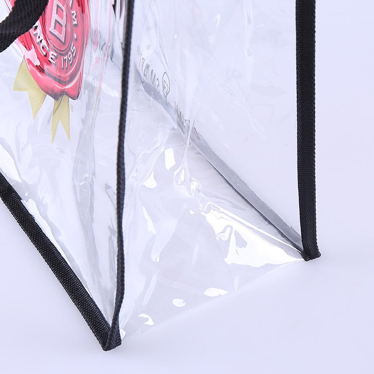 【Professional Customization】Production of Custom Pvc Handbags Transparent Printing Hand Shopping Bags PVC Cosmetics HandbagsPrintable Logo Manufacturers Customized Various Sizes and Styles(minimum 50pcs)