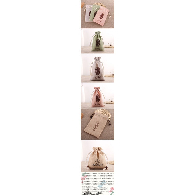 【Professional Customization】Factory Direct Sales Cotton Sack Rope Bundle Mouth Jewelry Packaging Bag Tea Coarse Grain Bag 5 Jin 10 Jin Rice BagPrintable Logo Manufacturers Customized Various Sizes and Styles(minimum 50pcs)