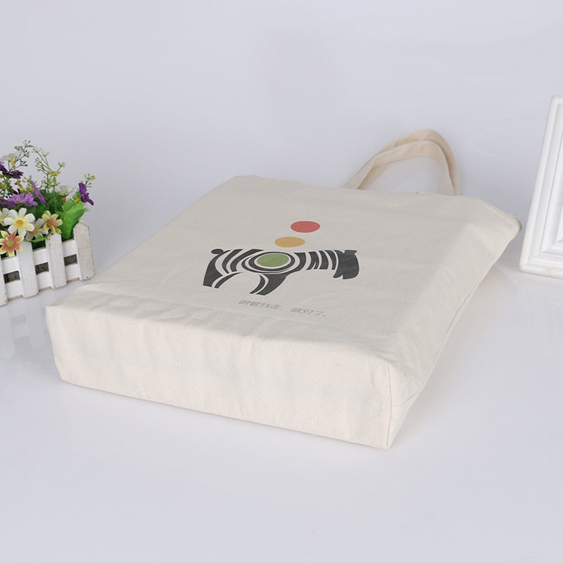 【Professional Customization】Customized Portable Shopping Canvas Bags Advertising Gifts Cotton BagPrintable Logo Manufacturers Customized Various Sizes and Styles(minimum 50pcs)