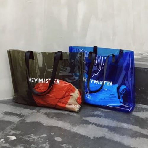 【Professional Customization】Pvc Transparent Colorful Bag Plastic Waterproof Gift Magic Pvc Handbag Color Handbag Printable Logo Manufacturers Customized Various Sizes and Styles(minimum 50pcs)