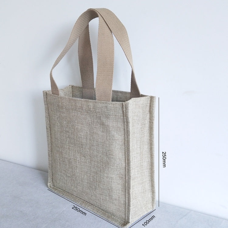 【Professional Customization】Jute Bag Small Bag Retro High Grade Linen Bag Exquisite Simple Advertising Gift Bag Packaging Bag Handbag Printable Logo Manufacturers Customized Various Sizes and Styles(minimum 50pcs)