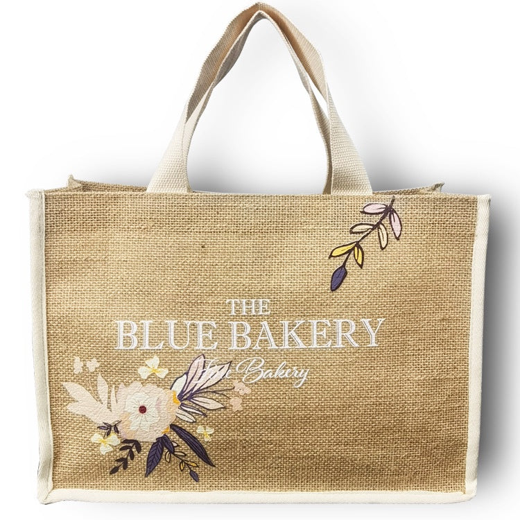 【Professional Customization】Natural Linen Cloth Bag Advertising Drawstring Bag Custom Jute Portable Reusable Shopping Bags WaterproofPrintable Logo Manufacturers Customized Various Sizes and Styles(minimum 50pcs)