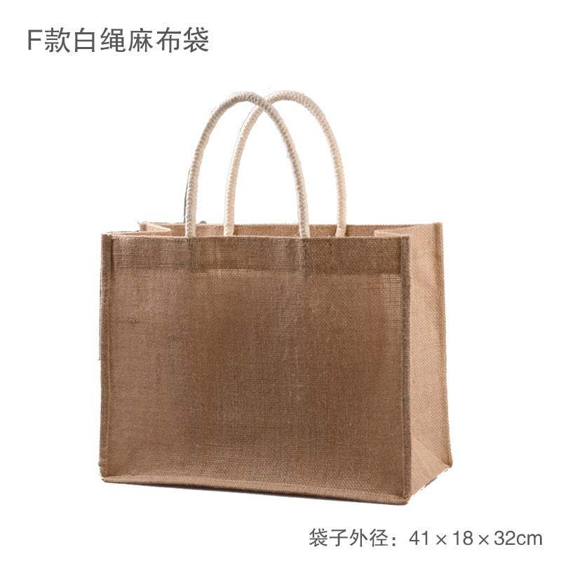 【Professional Customization】Yellow Linen Handbag Cotton And Linen Handbag Gift Box With Bag Teapot Box Bag Literary Printable Logo Manufacturers Customized Various Sizes and Styles(minimum 50pcs)