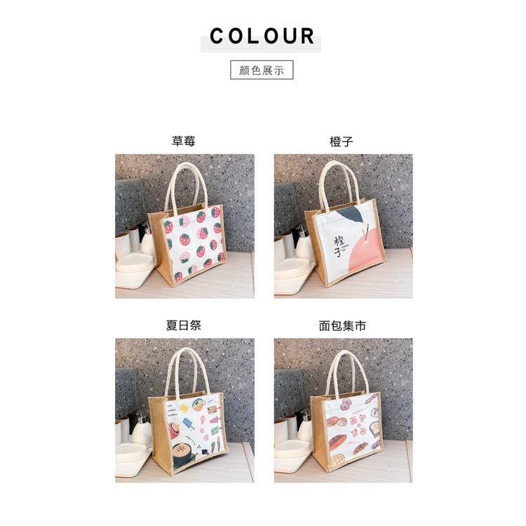 【Professional Customization】Japanese Canvas Bag Women's Bags 2021 Summer New Fashion Korean Version Wild Messenger Bag Handbag Girl Small Cloth Bag Printable Logo Manufacturers Customized Various Sizes and Styles(minimum 50pcs)