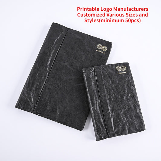 【Professional Customization】Factory  DuPont Paper Book-style Document Bag  Waterproof DuPont Paper BagPrintable Logo Manufacturers Customized Various Sizes and Styles(minimum 50pcs)