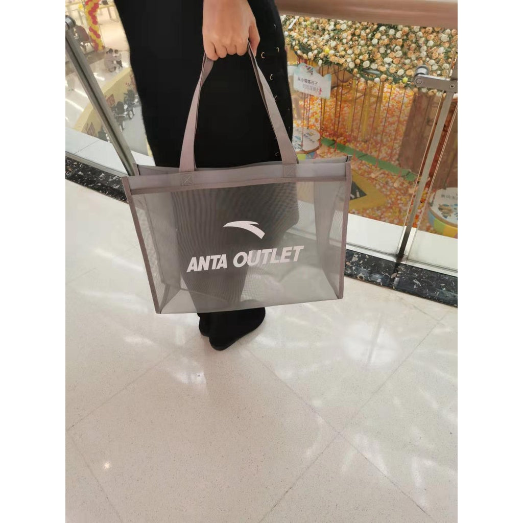 【Professional Customization】Beach Travel Collection Hand-made Nylon Mesh Tote Shopping Bag Transparent Beach Mesh Bag CustomizationPrintable Logo Manufacturers Customized Various Sizes and Styles(minimum 50pcs)