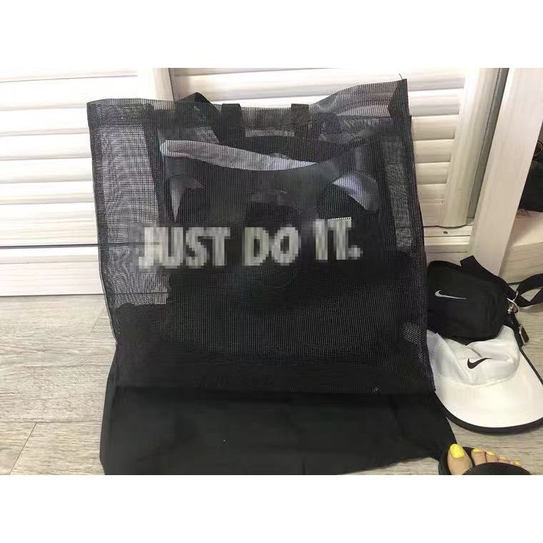 【Professional Customization】New Mesh Mesh Custom Shopping Bag Sports Outdoor Fitness Street Handbag Environmental Protection Bag PVC PlasticPrintable Logo Manufacturers Customized Various Sizes and Styles(minimum 50pcs)