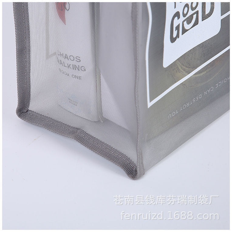 【Professional Customization】Breathable Mesh Shopping Bag Hand Nylon Mesh Cloth Bag Custom Beach Travel Collection Polyester Mesh Cloth BagPrintable Logo Manufacturers Customized Various Sizes and Styles(minimum 50pcs)