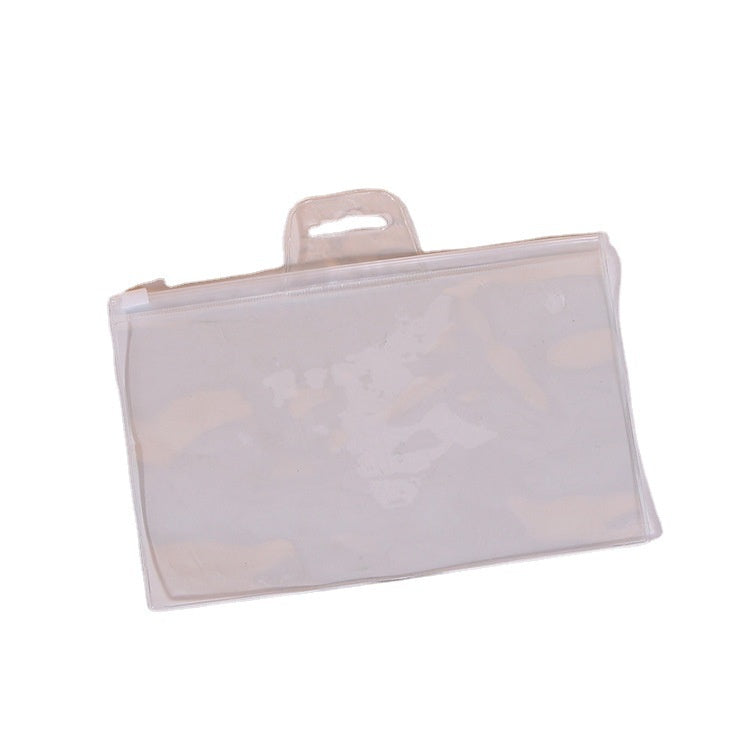 【Professional Customization】Directly For Transparent Pvc Zipper Bag Cosmetics Collection Bag Transparent Wash Bag Plastic Pvc HandbagPrintable Logo Manufacturers Customized Various Sizes and Styles(minimum 50pcs)