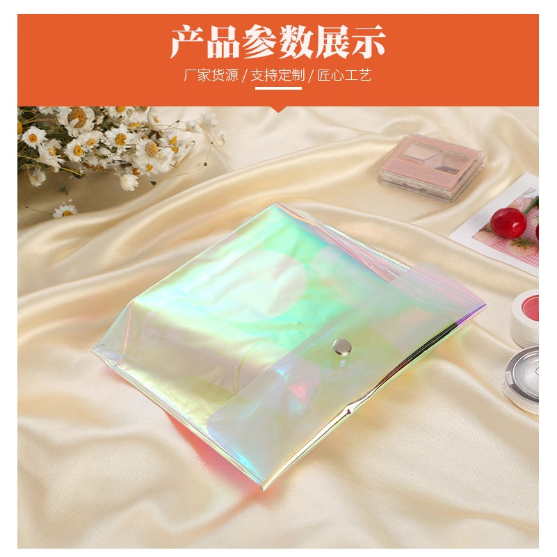 【Professional Customization】Color PVC Holding Bag Pencil Bag Travel Cosmetic Bag Waterproof Bag Storage Bag Printable Logo Manufacturers Customized Various Sizes and Styles(minimum 50pcs)