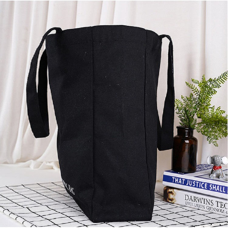 【Professional Customization】Thick Canvas Bag One-shoulder Clothing Brand Cotton Bag Custom Storage Bag Handbag Environmental Bag Printable Logo Manufacturers Customized Various Sizes and Styles(minimum 50pcs)