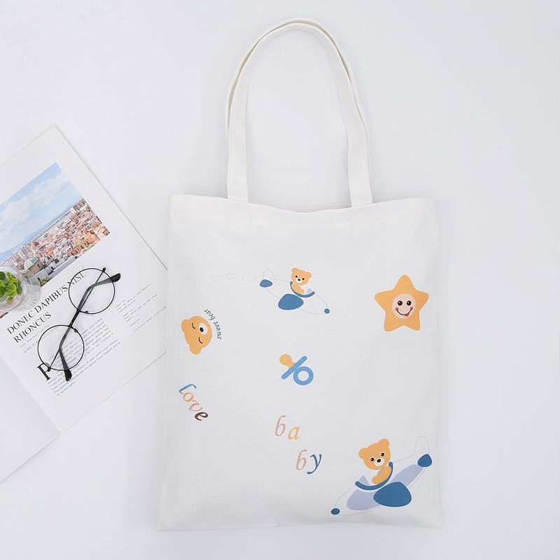 【Professional Customization】Canvas Bag Shopping Bag Handbag Customized Advertisement Business Enterprise Publicity Cotton Bag Printable Logo Manufacturers Customized Various Sizes and Styles(minimum 50pcs)