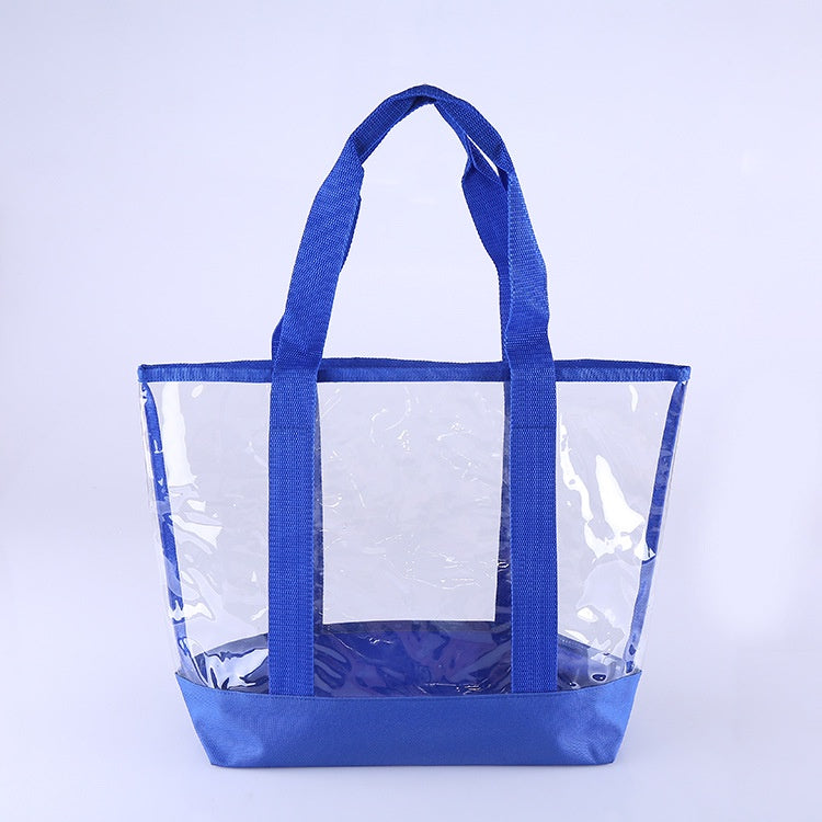 【Professional Customization】Manufacturer Customized Transparent PVC Handbag Single Shoulder Portable Shopping Bag Free Design of Gift Packaging BagPrintable Logo Manufacturers Customized Various Sizes and Styles(minimum 50pcs)