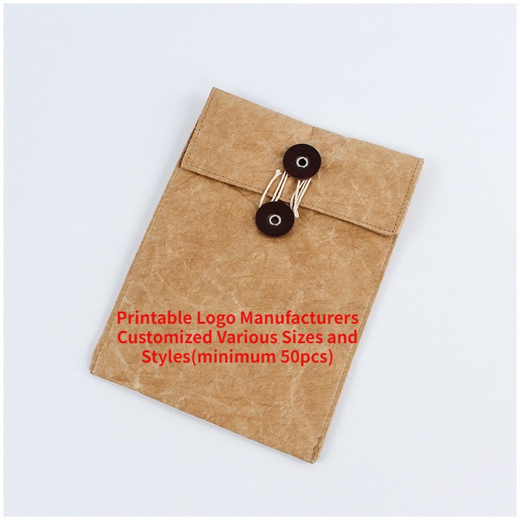 【Professional Customization】Factory  File Bag File Bag Information Bag Clothing Packaging Bag Custom-made Kraft Paper BagPrintable Logo Manufacturers Customized Various Sizes and Styles(minimum 50pcs)