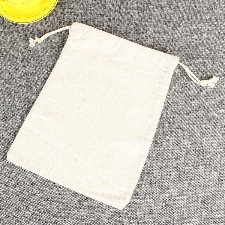 【Professional Customization】Cotton Bag Drawstring Bag Storage Bag Canvas Bag Bundle Bag Wedding Candy Cosmetic Finishing Bag Printable Logo Manufacturers Customized Various Sizes and Styles(minimum 50pcs)