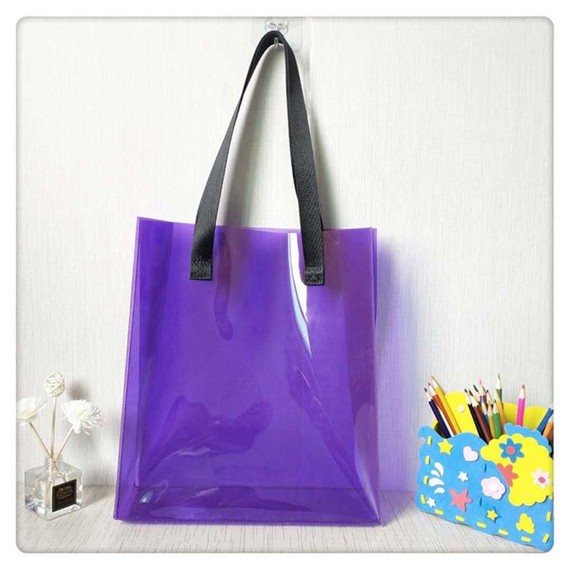 【Professional Customization】PVC Magic Color Radium Shooter Bag Transparent Jelly Bag Beach Waterproof Bag Versatile Gift Bag Printable Logo Manufacturers Customized Various Sizes and Styles(minimum 50pcs)