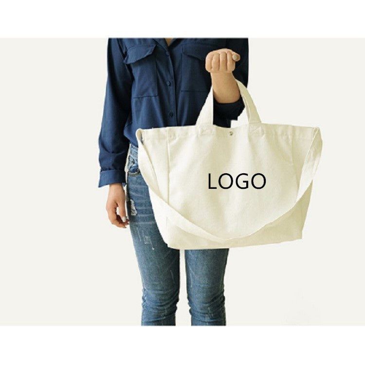 【Professional Customization】Cotton Bags Canvas Shopping Gifts Custom Printed Handbags Urgent Environmental Protection Zipper Printable Logo Manufacturers Customized Various Sizes and Styles(minimum 50pcs)