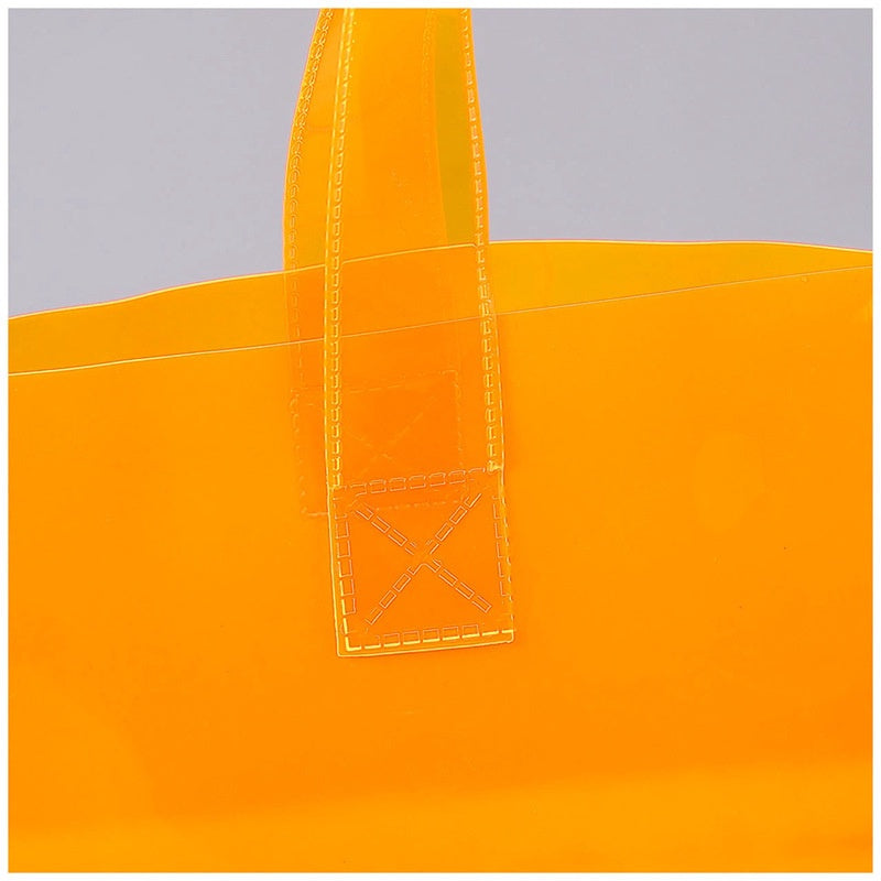 【Professional Customization】Plastic Color Pvc Tote Bag Environmental Protection One-shoulder Jelly Makeup Gift Bag Printable Logo Manufacturers Customized Various Sizes and Styles(minimum 50pcs)