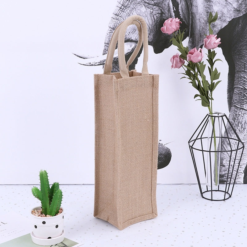 【Professional Customization】Jute Bags Practical Jute Handbags Linen Cotton Linen Shopping Bags Printable Logo Manufacturers Customized Various Sizes and Styles(minimum 50pcs)