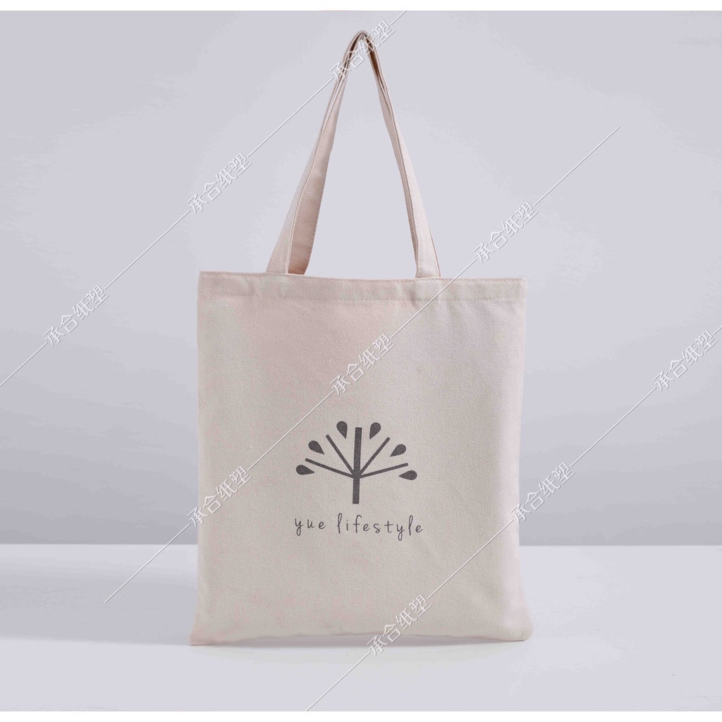 【Professional Customization】Canvas Bag Custom Printed Logo Bundle Pocket Environmental Portable Shopping Bag Advertising Bag Cotton Backpack BagPrintable Logo Manufacturers Customized Various Sizes and Styles(minimum 50pcs)