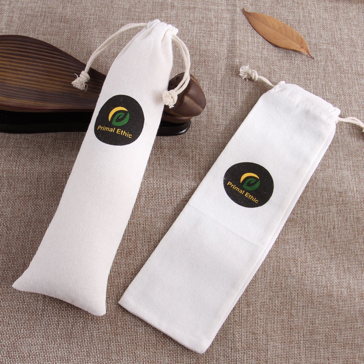 【Professional Customization】Cotton Draw Rope Bundle Pocket Wood Products Chopsticks Knife and Fork Spoon BagPrintable Logo Manufacturers Customized Various Sizes and Styles(minimum 50pcs)