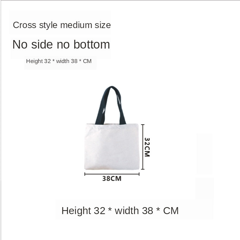 【Professional Customization】Environmental protection canvas bag student handbag tutorial cotton bag training advertising shopping bags Printable Logo Manufacturers Customized Various Sizes and Styles(minimum 50pcs)