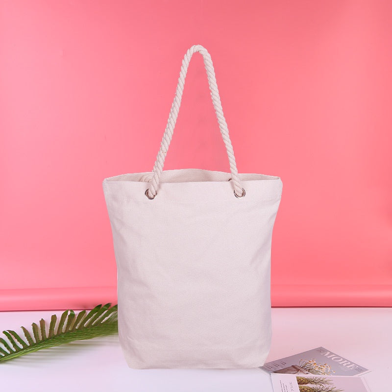 【Professional Customization】Canvas Bag Custom Cotton Bag Custom Print Logo Shopping Bag Eco-friendly Bag Custom Blank Diy Cloth BagPrintable Logo Manufacturers Customized Various Sizes and Styles(minimum 50pcs)