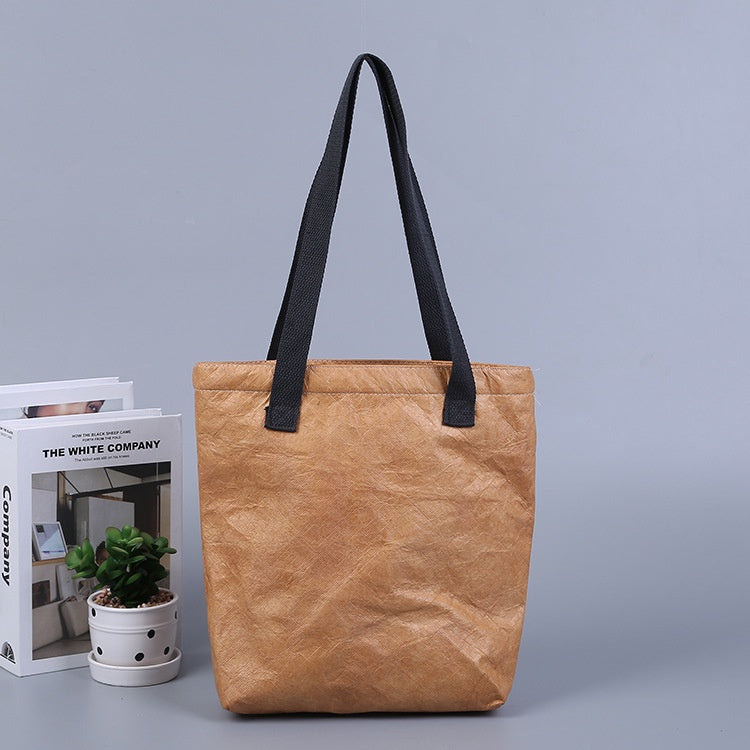 【Professional Customization】DuPont Paper Bags Custom Washable Kraft Paper Bags Strong Tear Not Bad Handbag Advertising PackagePrintable Logo Manufacturers Customized Various Sizes and Styles(minimum 50pcs)