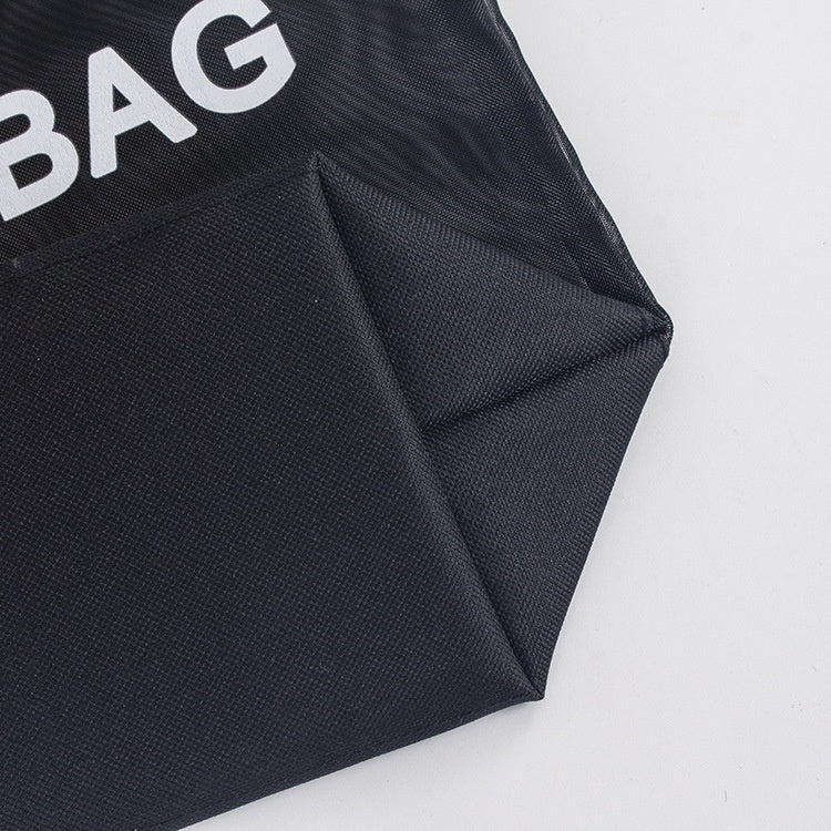 【Professional Customization】Nylon Mesh Transparent Packaging Clothing Bags Fashion Mesh Shopping Bags Breathable Mesh HandbagPrintable Logo Manufacturers Customized Various Sizes and Styles(minimum 50pcs)