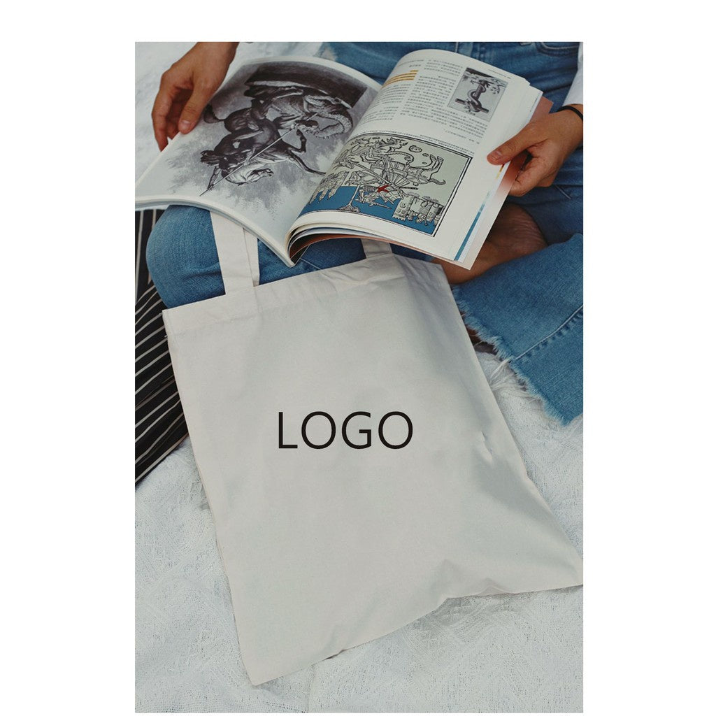 【Professional Customization】Original Illustration Fun Comics Simple Cotton Canvas Bag Environmental Protection Bag Bag Handbag Printable Logo Manufacturers Customized Various Sizes and Styles(minimum 50pcs)