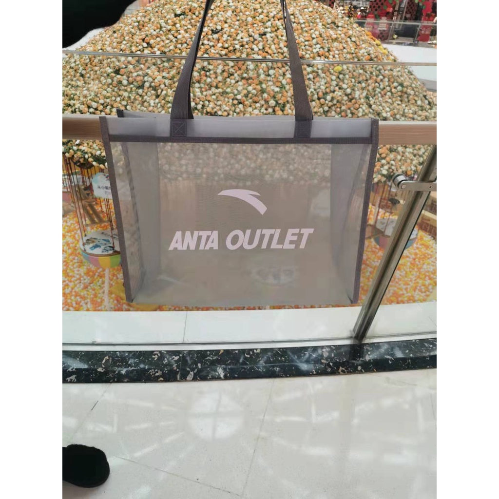 【Professional Customization】Beach Travel Collection Hand-made Nylon Mesh Tote Shopping Bag Transparent Beach Mesh Bag CustomizationPrintable Logo Manufacturers Customized Various Sizes and Styles(minimum 50pcs)