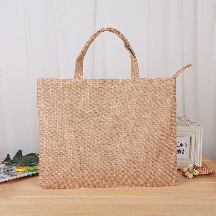 【Professional Customization】Manufacturers Make Linen Handbags Jute Covered Cloth Bags Linen Bundle Pockets Linen Handbags Wholesale Printable Logo Manufacturers Customized Various Sizes and Styles(minimum 50pcs)